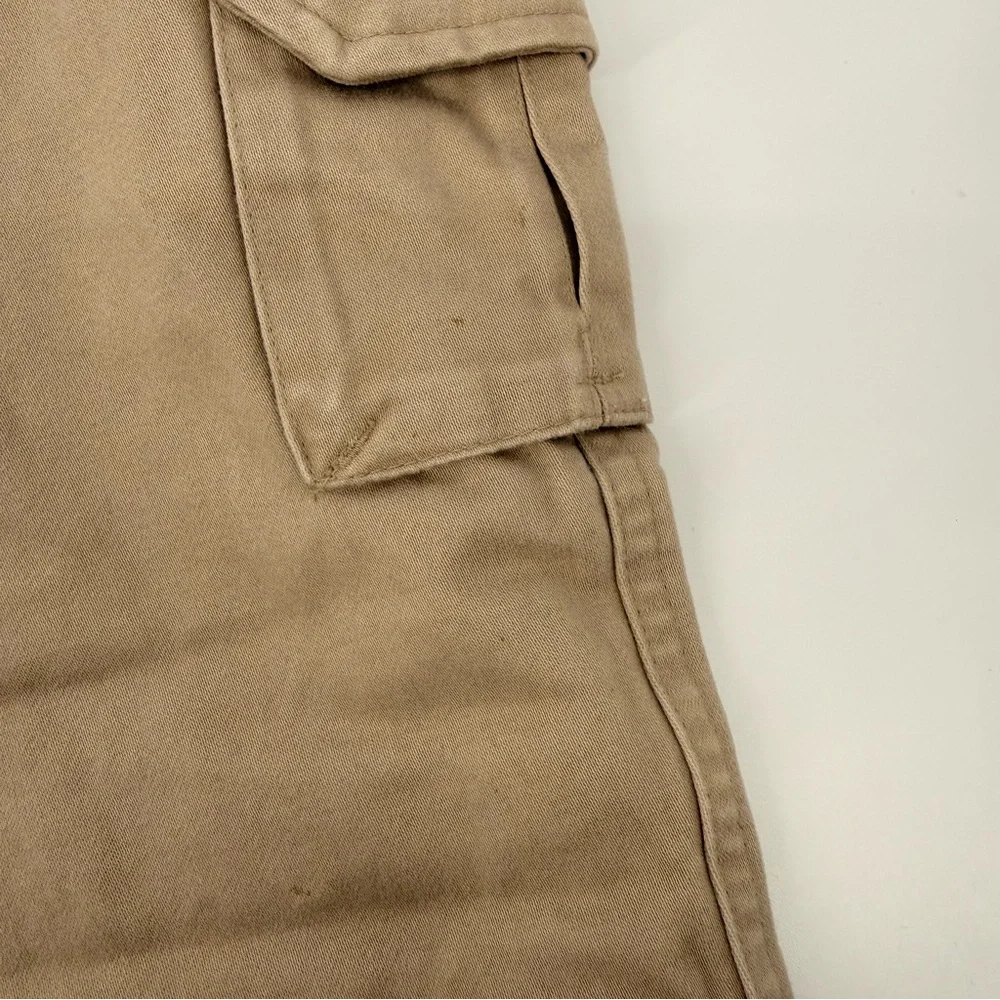 🚨SOLD🚨Baby GAP 100% Cotton Toddler Boy’s Fully-Lined Khaki Cargo Pants Size 3T - Picture 4 of 6